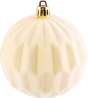 Прикраса ялинкова Куля Велюр 80мм 31977