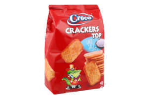 Печенье соленое Crackers top Croco м/у 150г