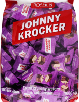 Вафли с начинкой со вкусом молока Johnny Krocker Roshen м/у 1кг