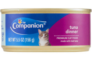 Companion Premium Cat Food Tuna Dinner 5.5 OZ