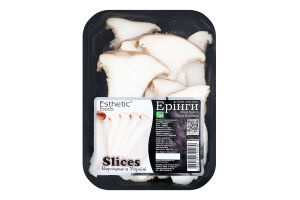 Грибы свежие резанные Эринги Esthetic foods лоток 150г