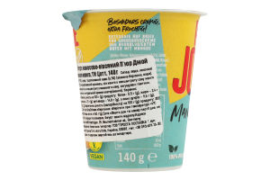 Йогурт кокосово-овсяный со вкусом манго Pure Joy ст 140г