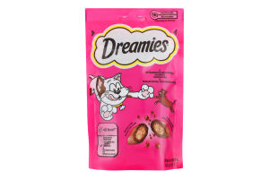 Корм сухий додатковий для дорослих котів та кошенят старше 8 тижнів з яловичиною Dreamies д/п 60г
