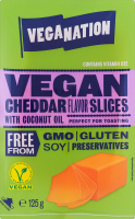 Скибочки веганські Veganation зі смаком чедера