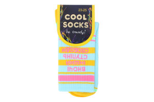 Носки женские Cool Socks №1657 23-25 голубой