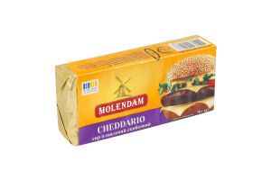 Сыр плавленый 40% ломтевой Cheddario Molendam м/у 70г
