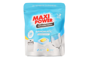 Таблетки д/посудомийних машин Nanomatic 36шт д/п Maxi Power