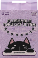 Наповнювач для котячого туалету з тофу Лаванда Sand Bible 2.5кг