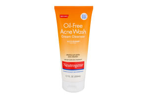 Neutrogena Oil-Free Acne Wash Cream Cleanser