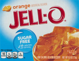 JELL-O Sugar Free Gelatin Dessert Orange