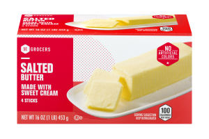 SE Grocers Butter Salted - 4 CT