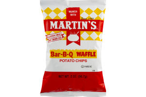 Martin's Bar-B-Q Waffle Potato Chips