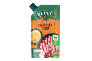 Горчица нестерилизованная Украинская крепкая Верес д/п 120г