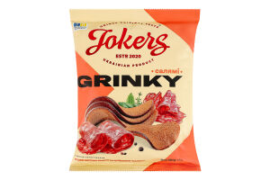 Грінки житньо-пшеничні Салямі Jokers м/у 80г
