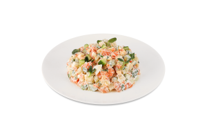 Салат Олів'є з червоною рибою с/с ваг