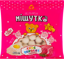 Пельмени со свининой и мясом курицы Трое поросят Мішутка м/у 400г