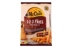 Картопля фрі McCain 750 г Golden Crinkle хвиляста