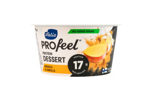 Сыр мягкий протеиновый без лактозы со вкусом манго и ванили Valio PROfeel ст 175г