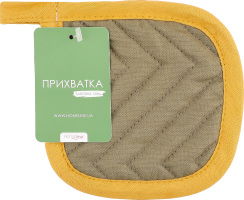 Прихватка Клітинка зелена напівпанама 15*15см Homeline