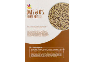 Ahold Sweetened Toasted Oat Cereal Oats & O's Honey Nut