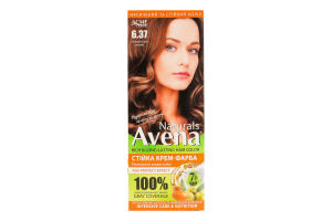 Крем-краска для волос стойкая Naturals №6.37 Avena 1шт