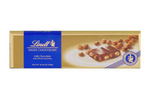 Lindt Swiss Chocolate Milk Chocolate With Whole Hazelnuts