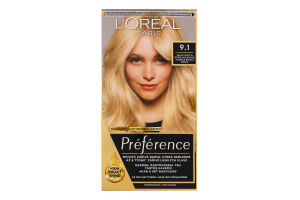 Фарба для волосся Preference №9.1 L'Oreal Paris 1шт