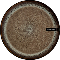 Тарілка десертна Bolzano чорно-коричнева кераміка 20,3см Ardesтo