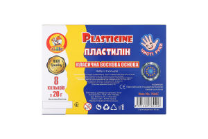 Пластилін Class Чисті руки MAXI 8 шт. ECO 7644С 160 г