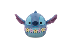 Игрушка мягкая для детей от 3лет 17см №SQDI00731 Стич гавайских леях Disney Squishmallows 1шт