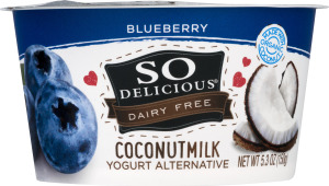 So Delicious Dairy Free Coconut Milk Yogurt Alternative Blueberry