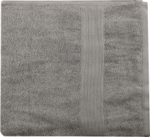 Рушник сірий махровий 70*140см 400г/м2 GM Textile