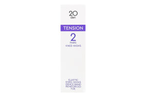 Получулки женские Conte elegant Tension 20den 23-25 nero 2пары