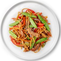 Локшина Удон із куркою та грибами Сімейна упаковка