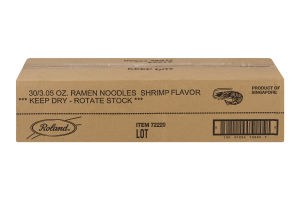Roland Ramen Noodles Shrimp - 30 CT