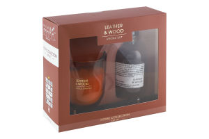 Набір аромат MBM My Home LeatherWood корич MH-1796