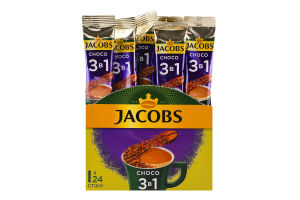 Напій кавовий розчинний 3в1 Choco Jacobs м/у 15г