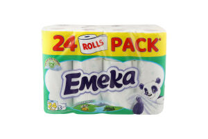 Бумага туалетная 3-х слойная Mountain fresh Emeka 24шт