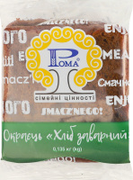 Хліб нарізний заварний окраєць Рома м/у 0.135кг