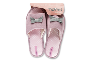 Капці відкриті домашні жіночі Twins №5550 40 бузковий