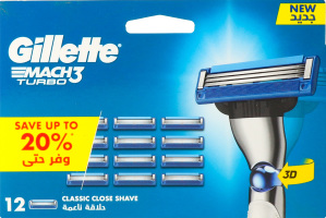 Касети для гоління Gillette Mach3 Turbo