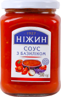 Соус томатный с базиликом Ніжин с/б 300г