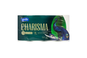 Папір туалетний Charisma 4шари 8шт Grite