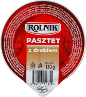 Паштет ROLNIK 130 г з птиці (Польща)