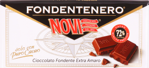 Шоколад екстра чорний Novi 72%