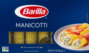 Barilla Pasta Manicotti