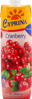 Напій соковий Журавлина 1л т/п Cyprina