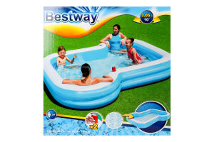 Бассейн надувной семейный 305х274х46см №54321 Сенсация Bestway 1шт
