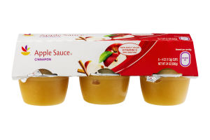 Ahold Apple Sauce Cinnamon - 6 CT