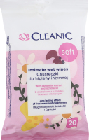 Салфетки влажные Cleanic Soft для интимной гигиены